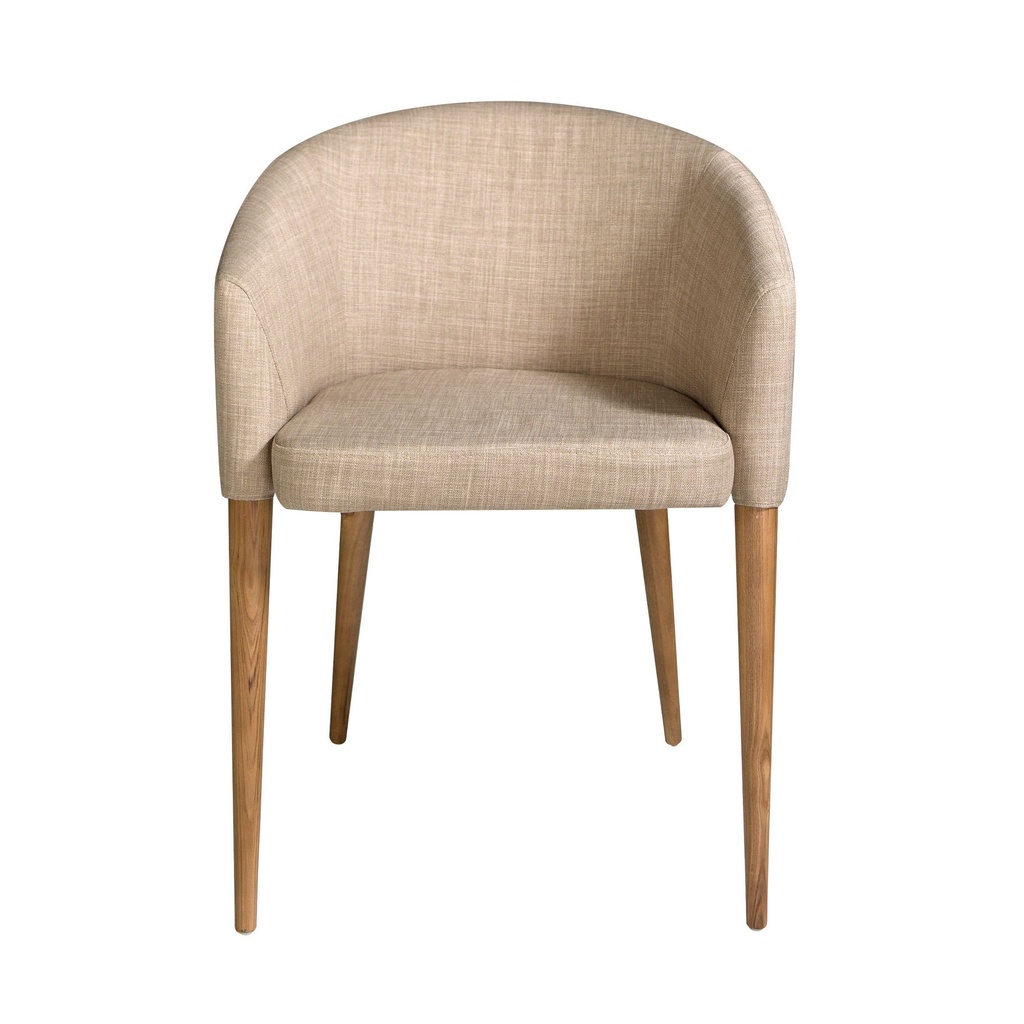 Beige fabric chair