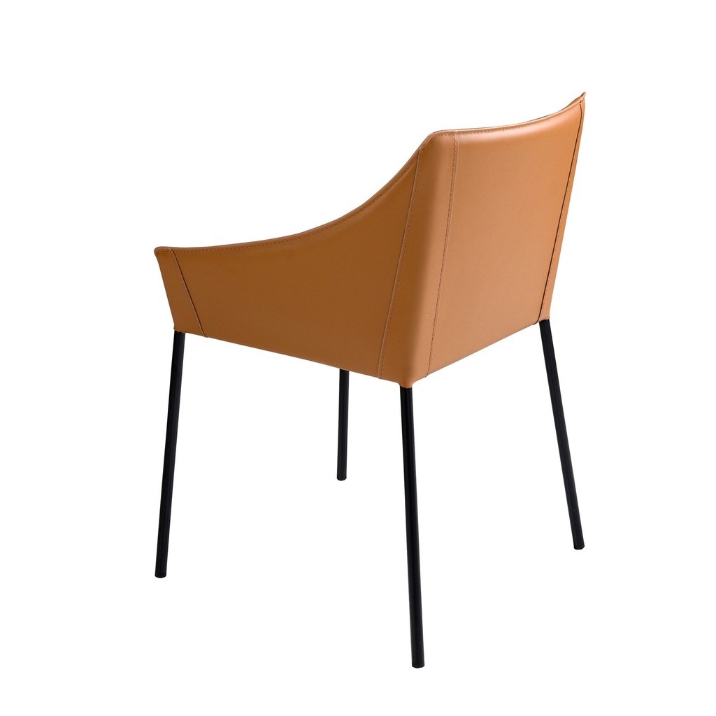 Silla polipiel marrón