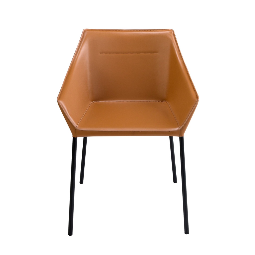 Silla polipiel marrón