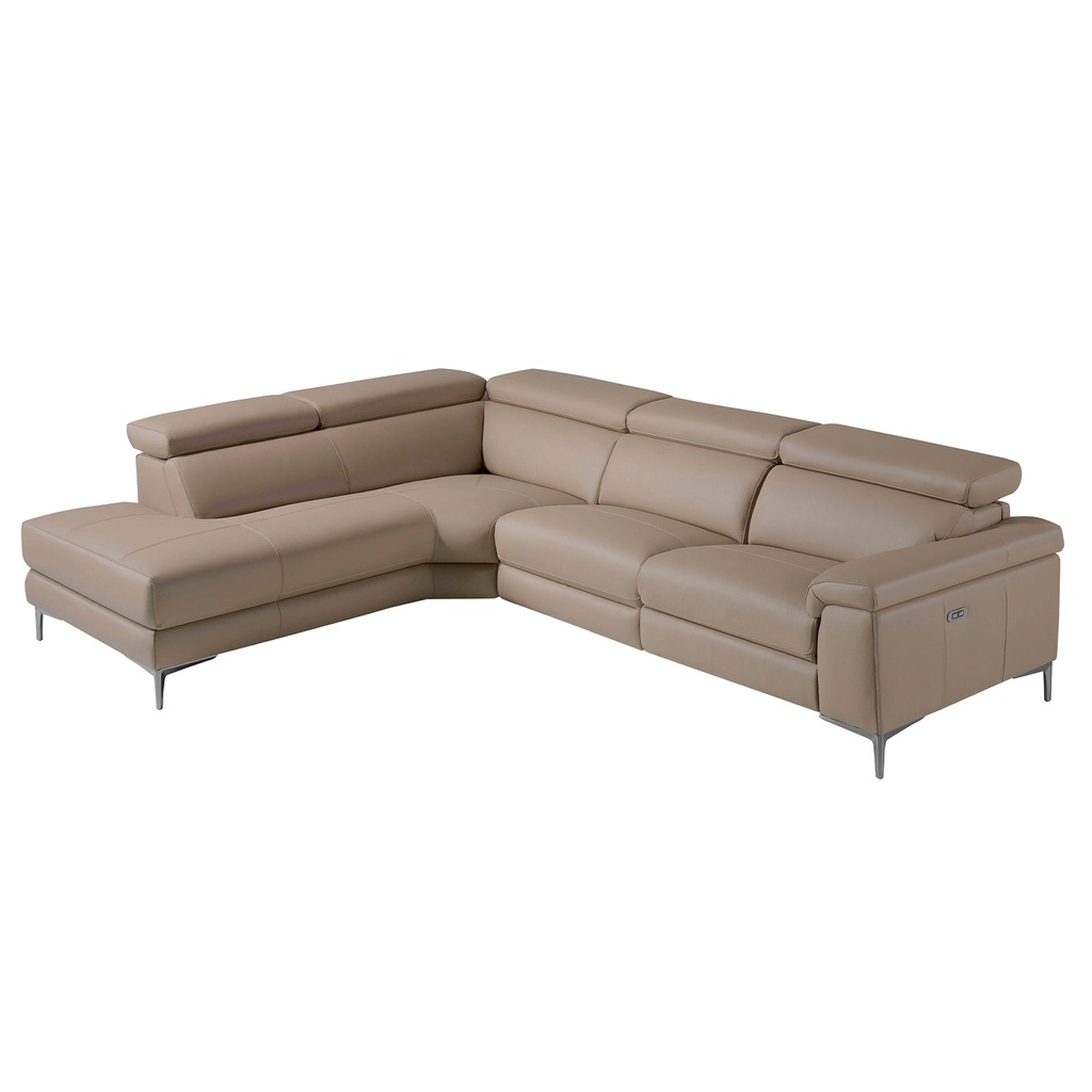 Relax chaise longue sofa right mink leather
