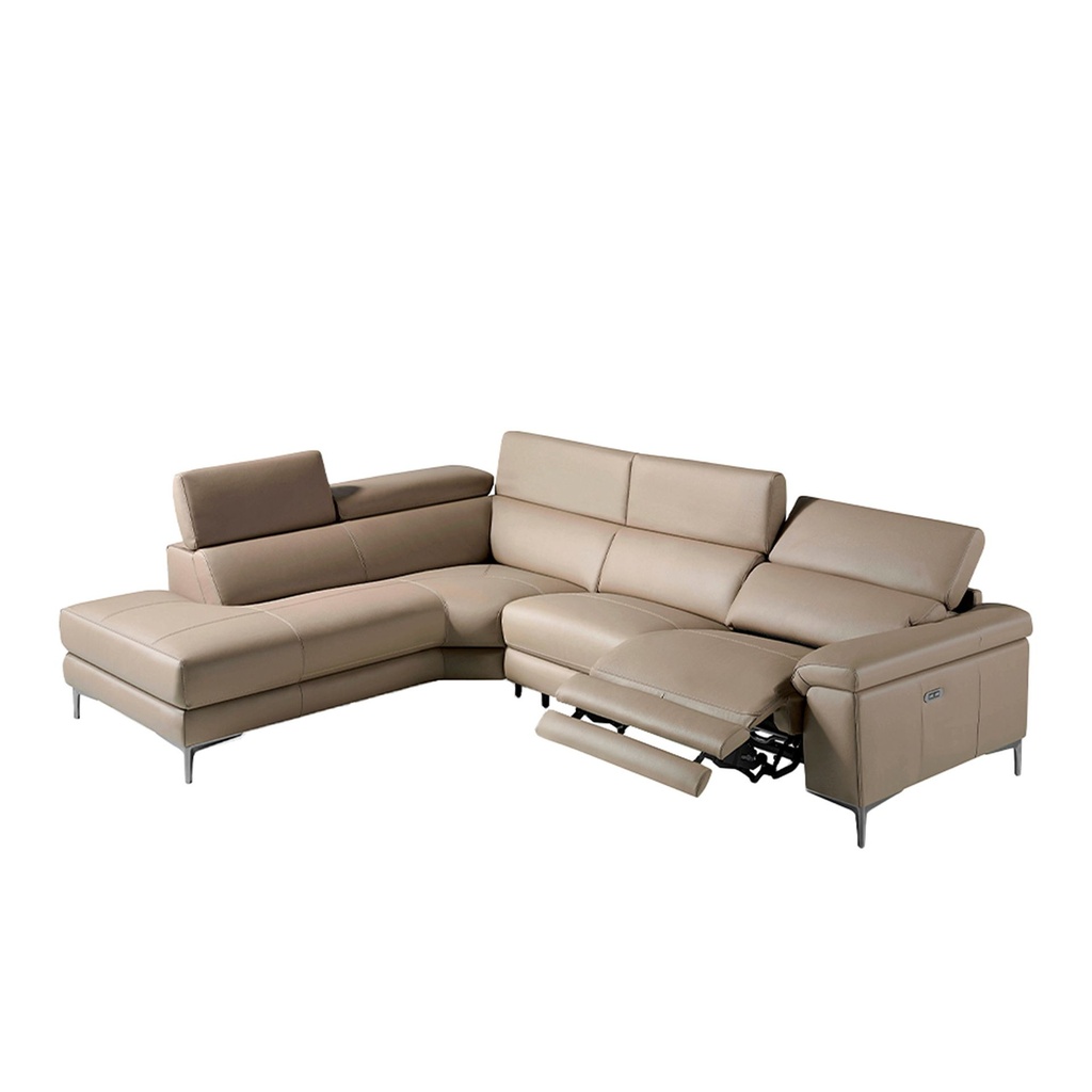 Relax chaise longue sofa right mink leather