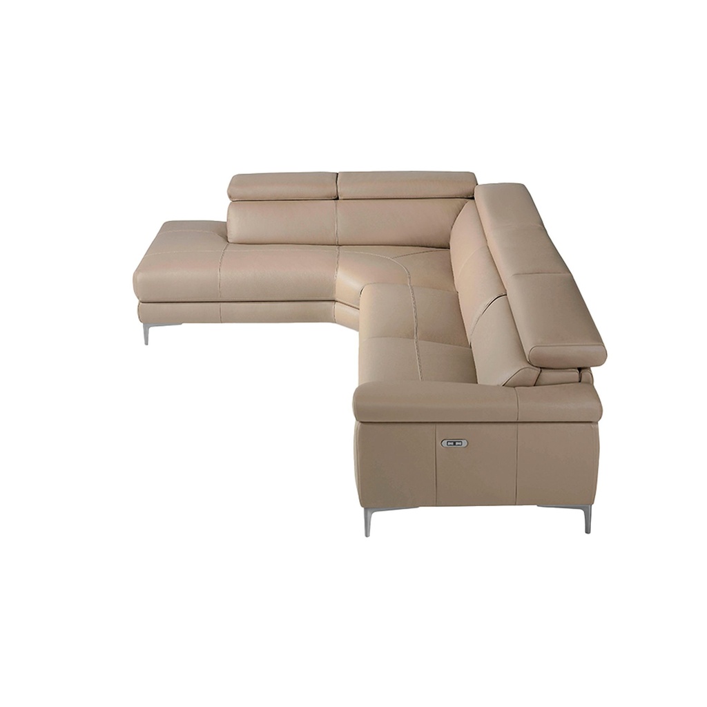 Relax chaise longue sofa right mink leather