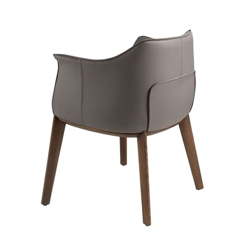 Silla polipiel gris