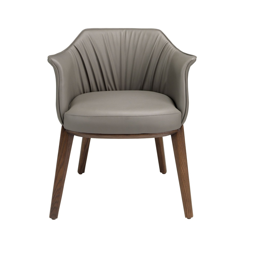 Silla polipiel gris