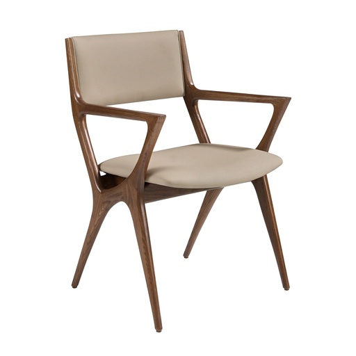 [4199] Mink leatherette chair