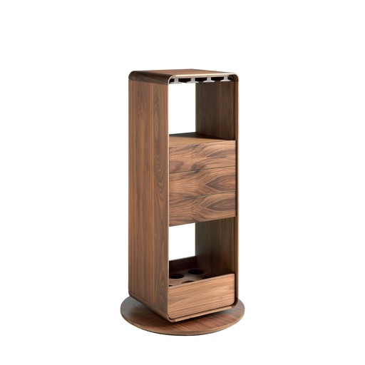 [3115] Walnoot draaibaar barmeubel 