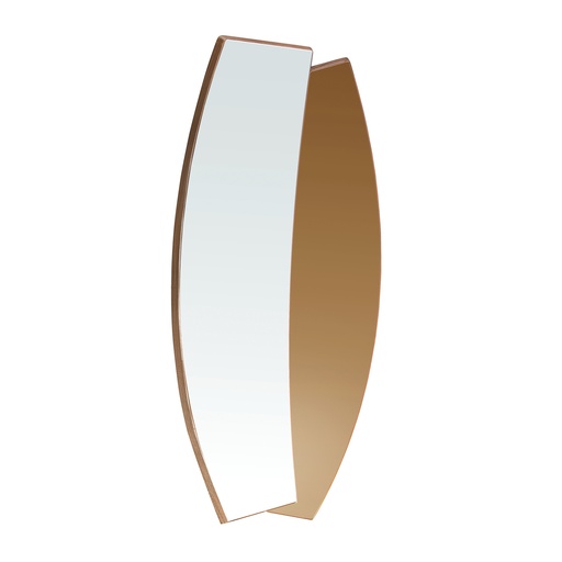 [3313] Organic walnut wall mirror