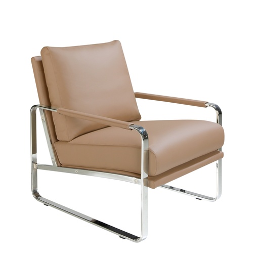 [5046] Mink eco-lederen fauteuil