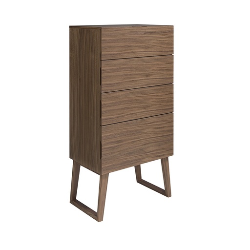 [7024] Notenhouten chiffonier