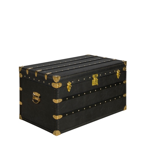 [5159] Baúl piel negro