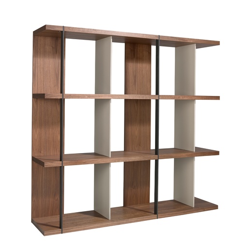 [3236] Plank walnoot en grijs hout