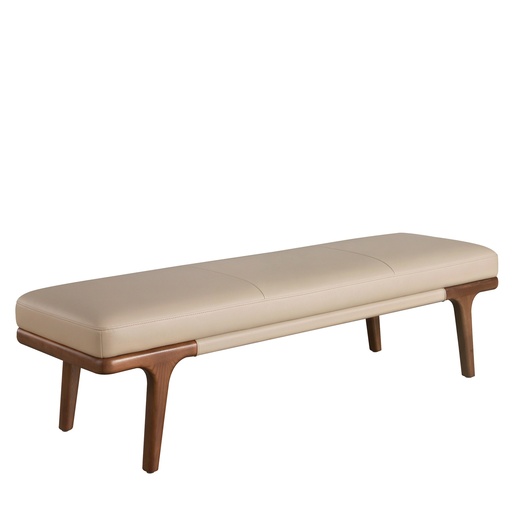 [5179] Mink leatherette  bench